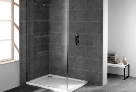 URBAN: Betaalbare inloopdouche nu ook met plafondsteun  - Duscholux