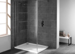 URBAN: Betaalbare inloopdouche nu ook met plafondsteun  - Duscholux