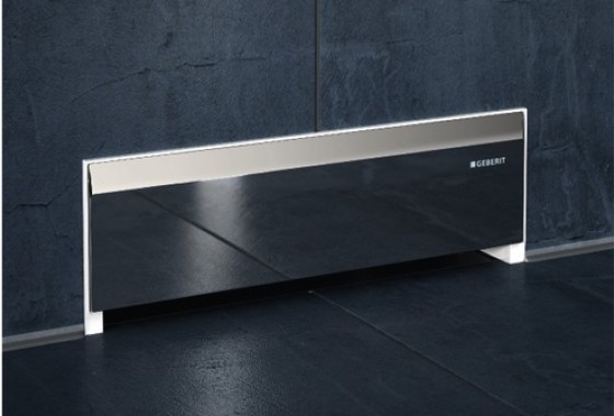 Inloopdouche esthetisch met Geberit wandafvoer - Geberit