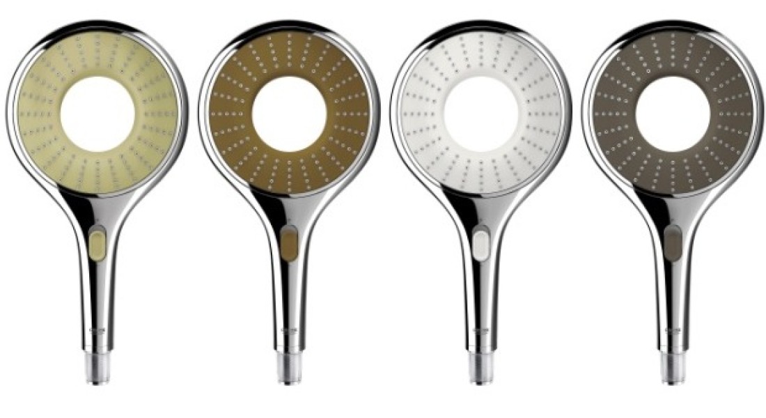 Grohe Rainshower handdouches in natuurlijke kleuren