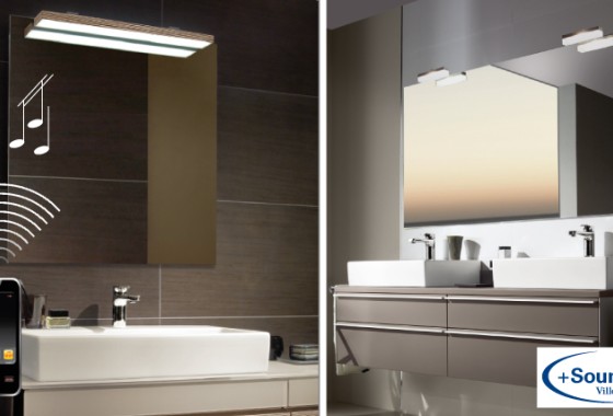 Villeroy & Boch presenteert geluidssysteem +Sound  - Villeroy & Boch