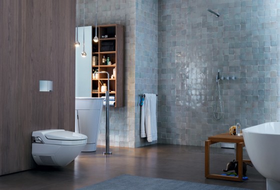 Noviteit: verzonken toilet bedieningsplaat van Geberit - Geberit