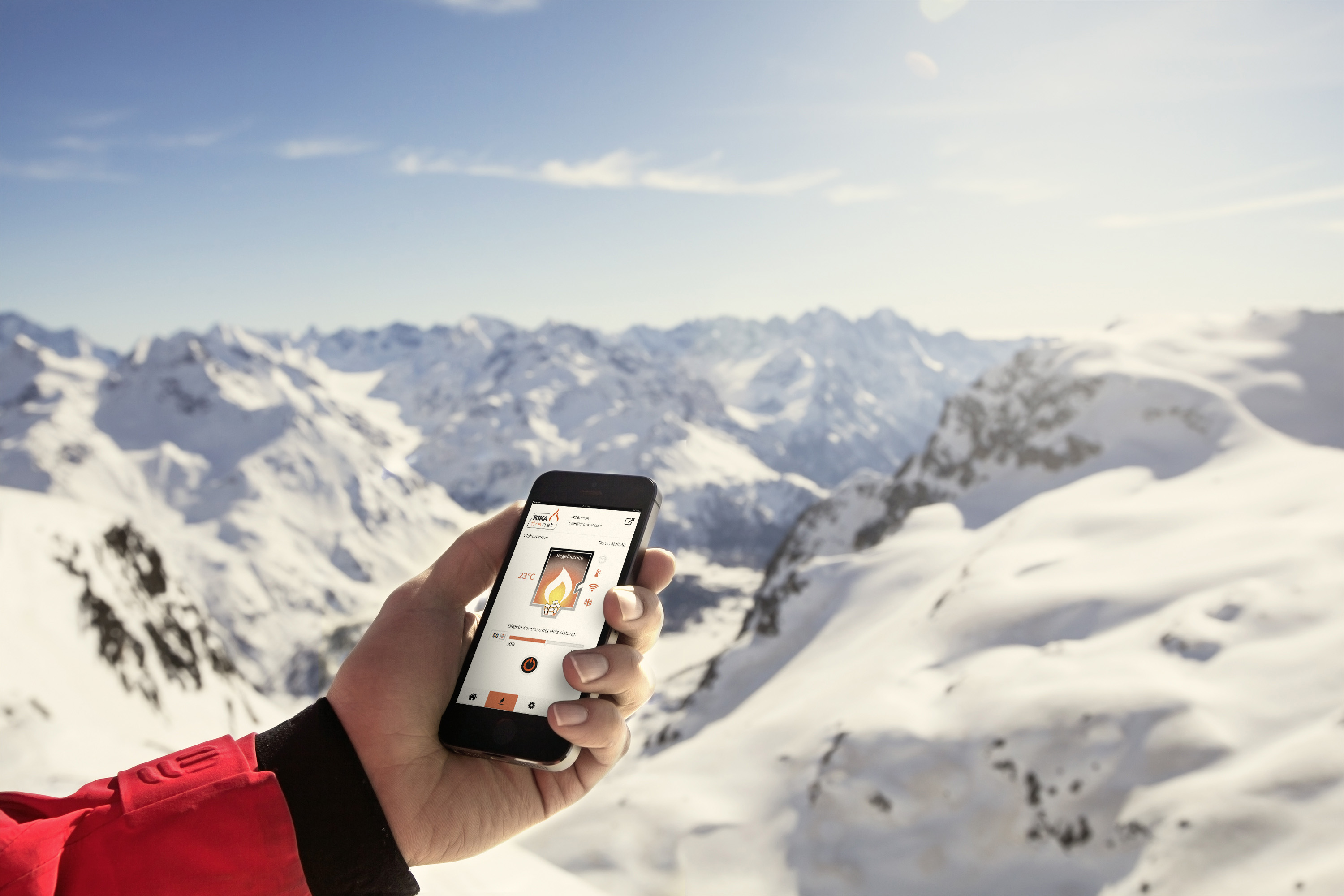 Onregelmatige diensten? een RIKA kachel start je vanop afstand