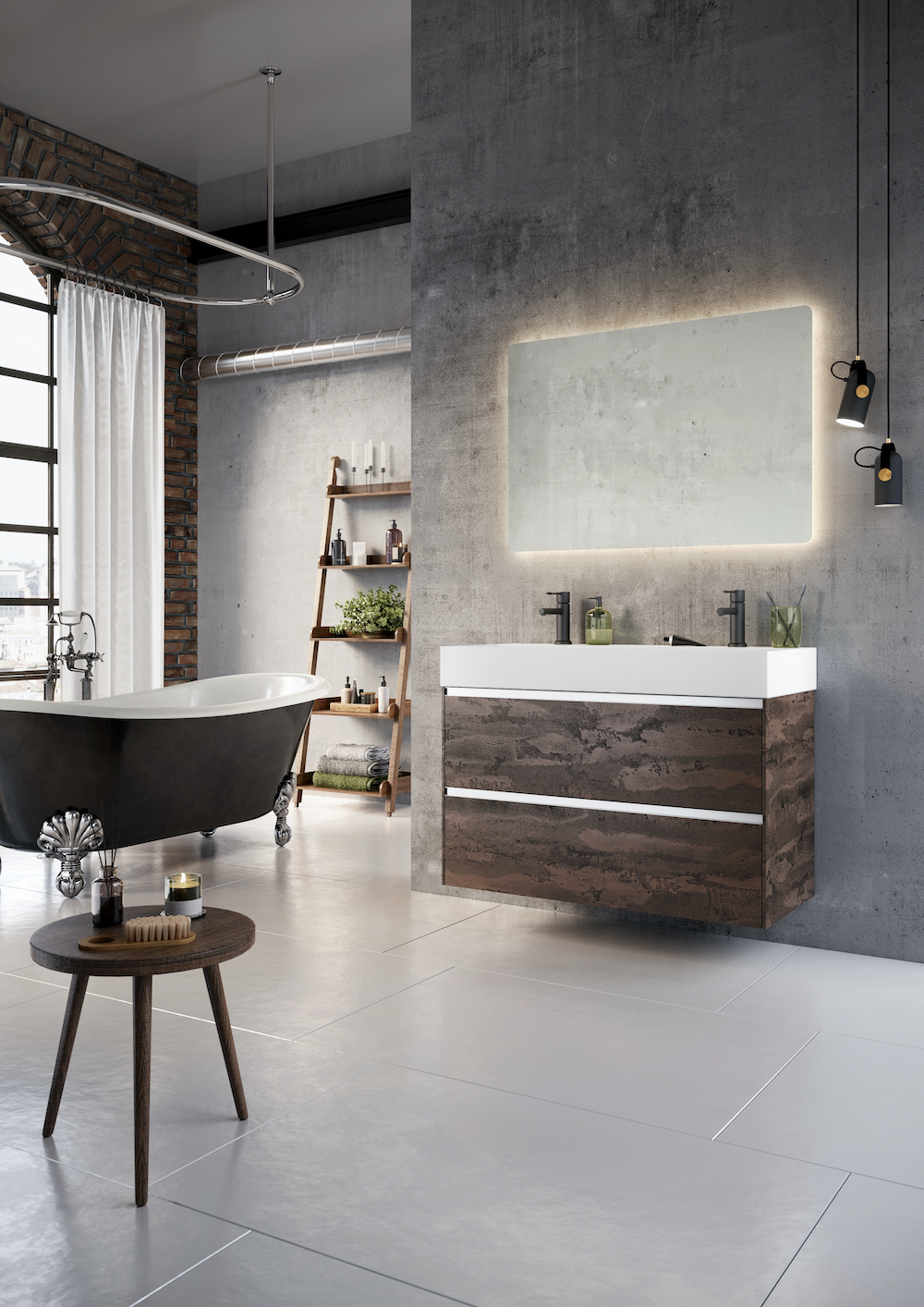 XXL Badmeubelkast Square | H&R Badmeubelen