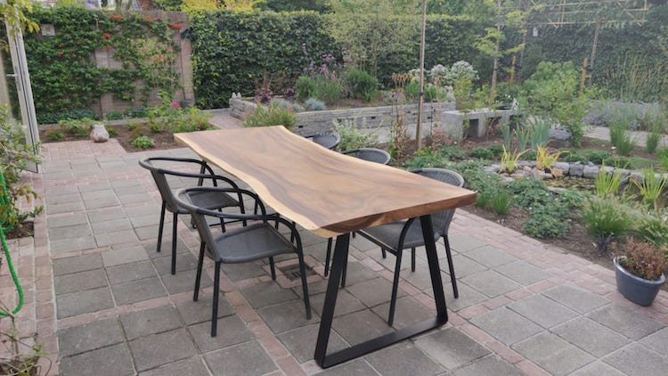 Suar boomstam tuintafel | Woodindustries