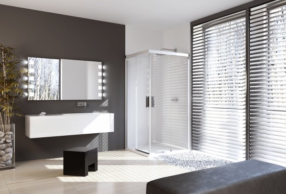 Soft open/close douche schuifdeuren van Hüppe - Hüppe