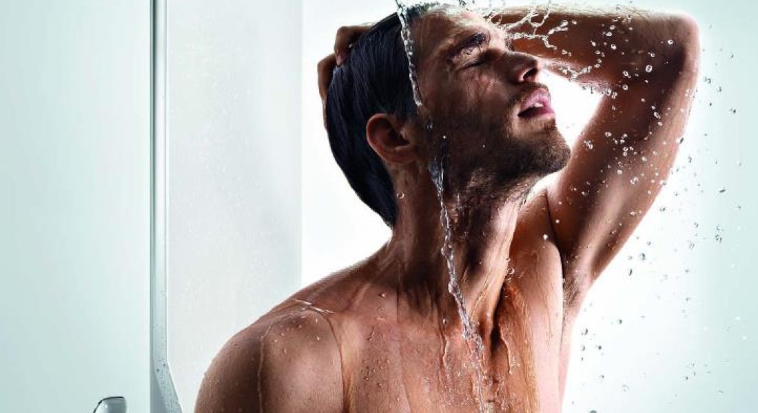 Ultiem doucheplezier met een waterval van Hansgrohe