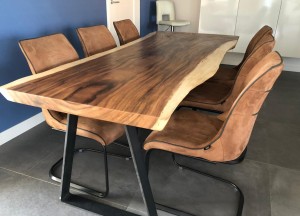 Suar Boomstamtafel triangel-poot - Woodindustries