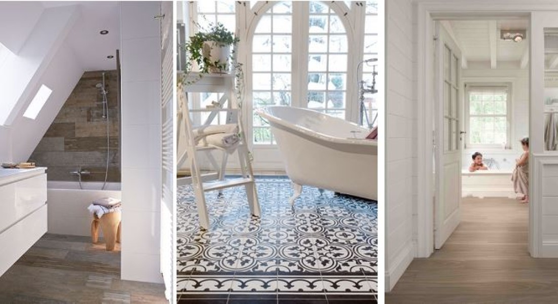 Badkamervloeren: nieuws & trends