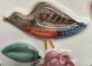 Keramische kachel met kolom | Art of Fire