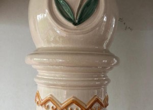 Keramische kachel met kolom | Art of Fire