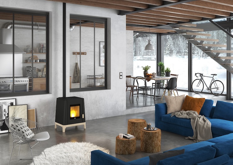 Trendy vintage pelletkachel  | Jøtul