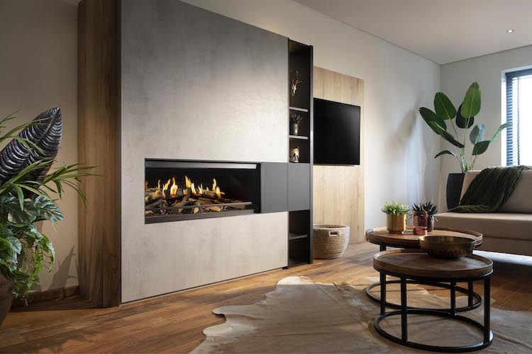 Elektrisch holografische designhaard E-one 100F | Kalfire