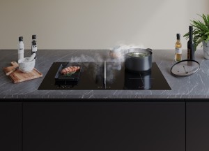 Inductiekookplaat met geïntegreerde afzuiging | Inventum - Inventum