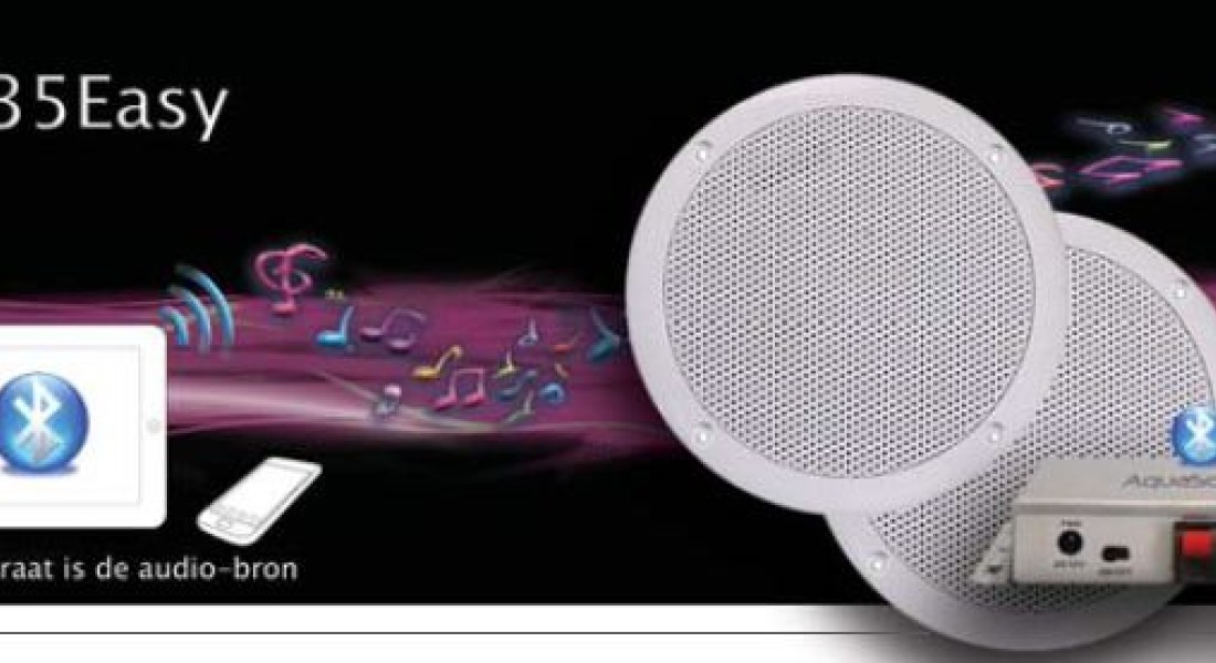 Bluetooth muziek systeem voor de badkamer