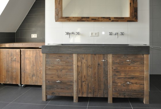 Badkamermeubels van sloophout - RestyleXL