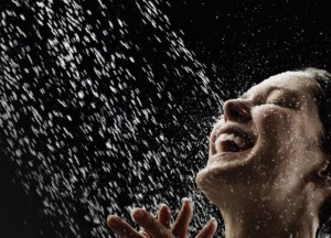 Douchebakken met hardsteenlook - Hüppe