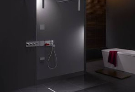 Douchevloeren en schermen voor inloopdouche - Kermi