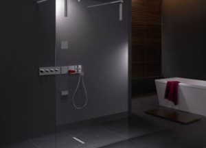 Douchevloeren en schermen voor inloopdouche - Kermi