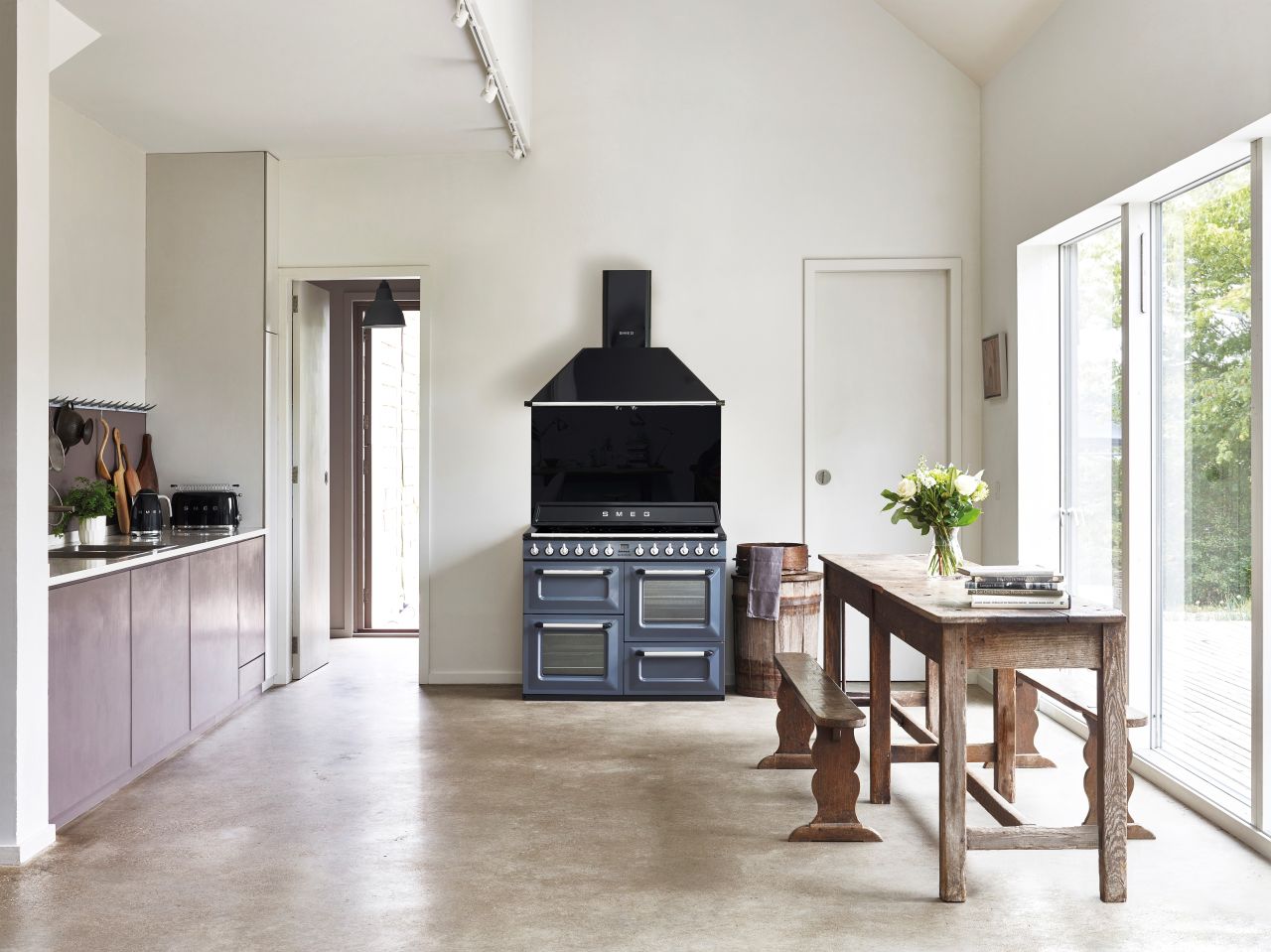 Inductie fornuis lei grijs | SMEG