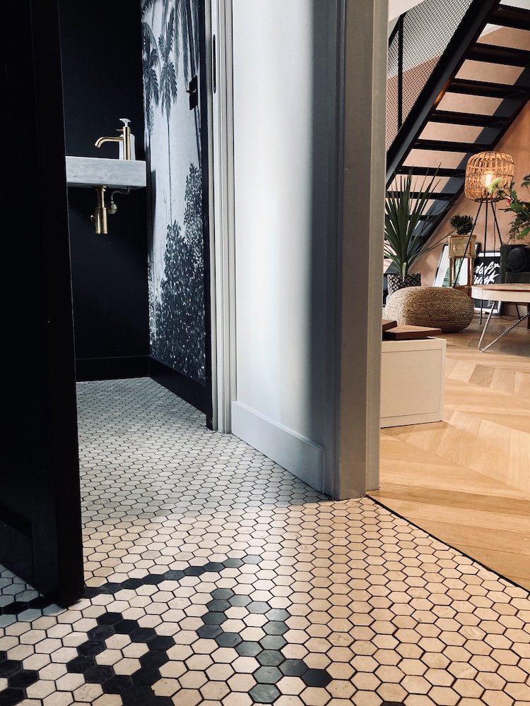 Natuursteen mozaïekvloer | Designtegels