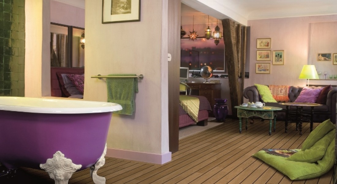 Laminaat badkamervloeren met houtlook van Quick-Step