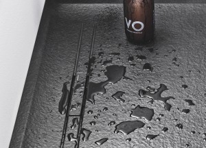 Douchevloer Geberit Sestra met leisteen structuur - Geberit