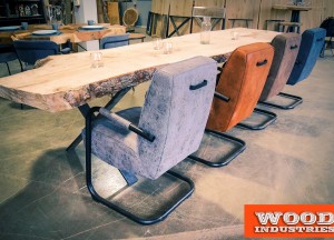 Eiken boomstamtafel | Woodindustries - Woodindustries