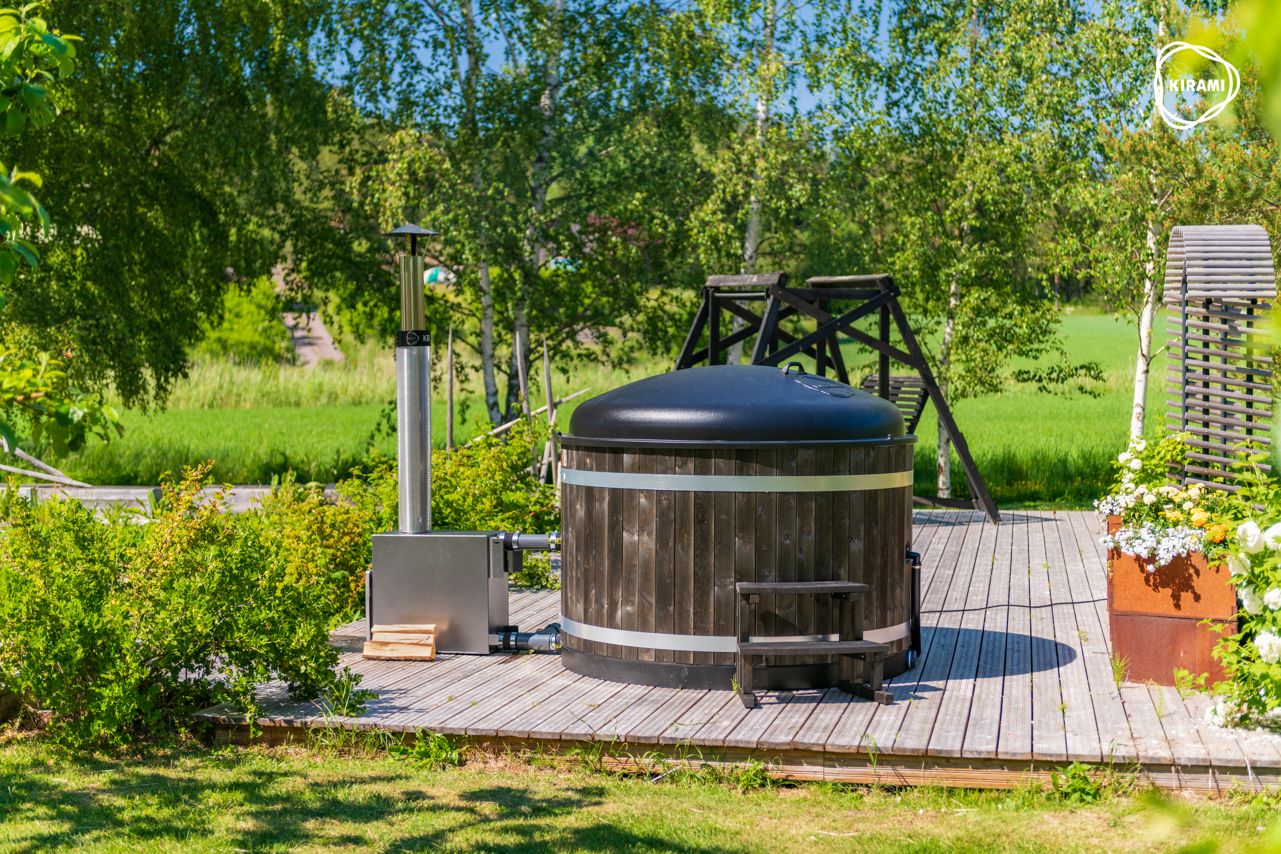 Kunststof Kirami hottub Breezy