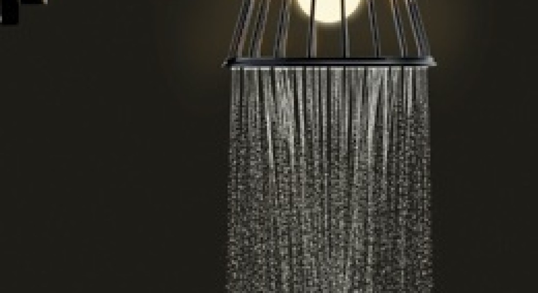 Verlicht douchen met de LampShower van Axor 