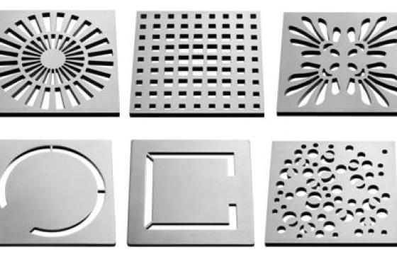 Geberit doucheput met RVS designroosters - Geberit