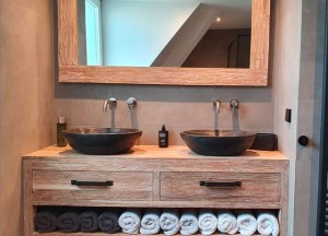 Badkamer ideeën - Puurteak badkamermeubelen