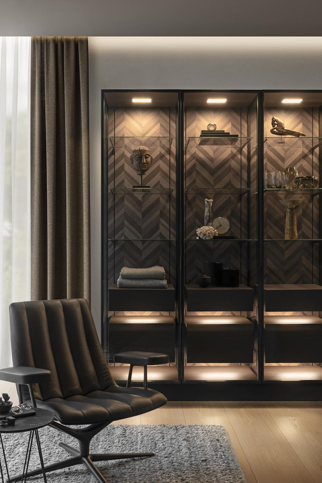 Exclusieve vitrinekasten SieMatic Pure SLX