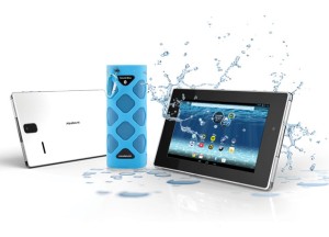 Badkamer gadget: waterdichte tablet van Aquasound - Aquasound