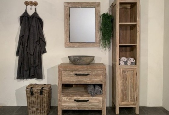 Badmeubel set teak | Puurteak - Puurteak badkamermeubelen