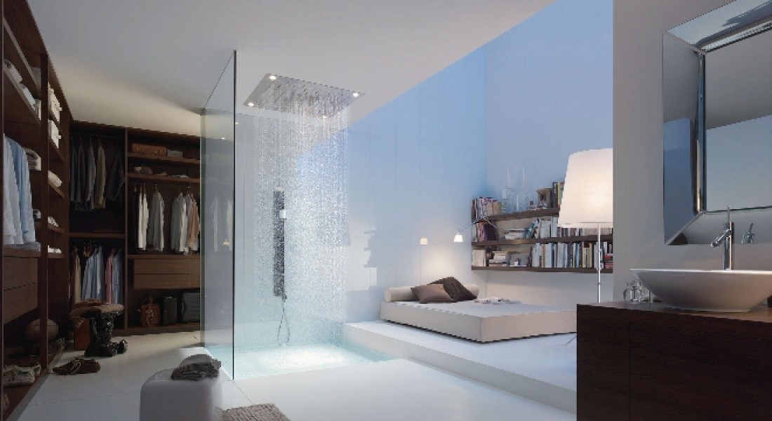 Interieurtrend: badkamer en slaapkamer in één ruimte