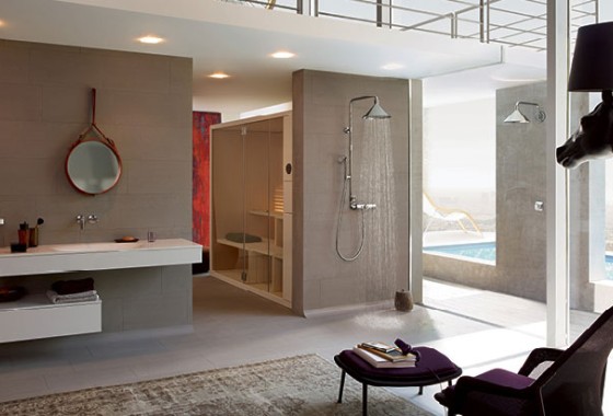 Industriële look in de badkamer met Axor Front douchecollectie - Villeroy & Boch