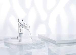 Design Award voor glazen wastafelkraan Axor Starck - 