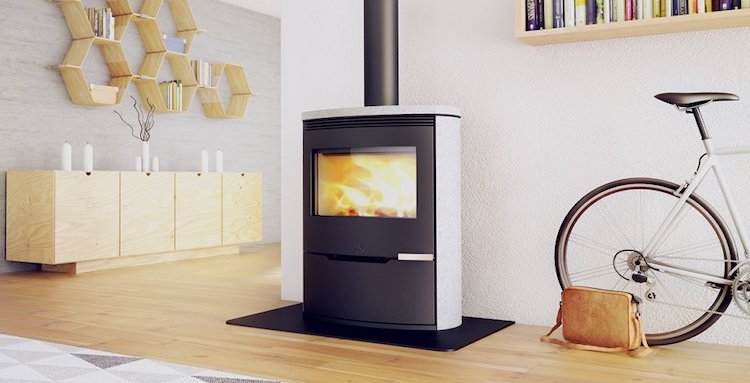 Houtkachel bekleed met serpentijnsteen | ILD