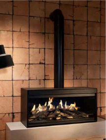 Vrijstaande elektrische haard E-one 100F FR | Kalfire