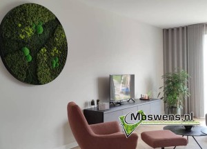 Rond mosschilderij | Moswens
