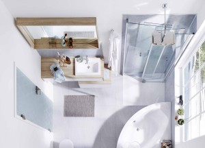 Inklapbare douchecabines voor de kleinste badkamers - 