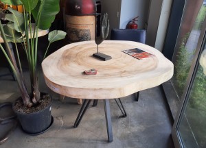 Ronde suartafel eettafel - Woodindustries
