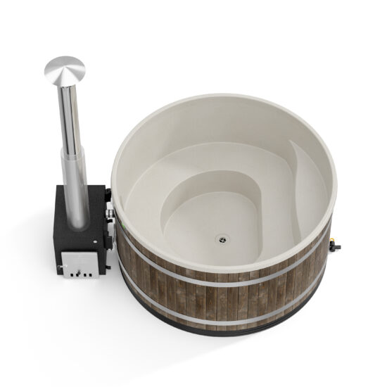 Kunststof hottub met sparrenhout | Hottub Select