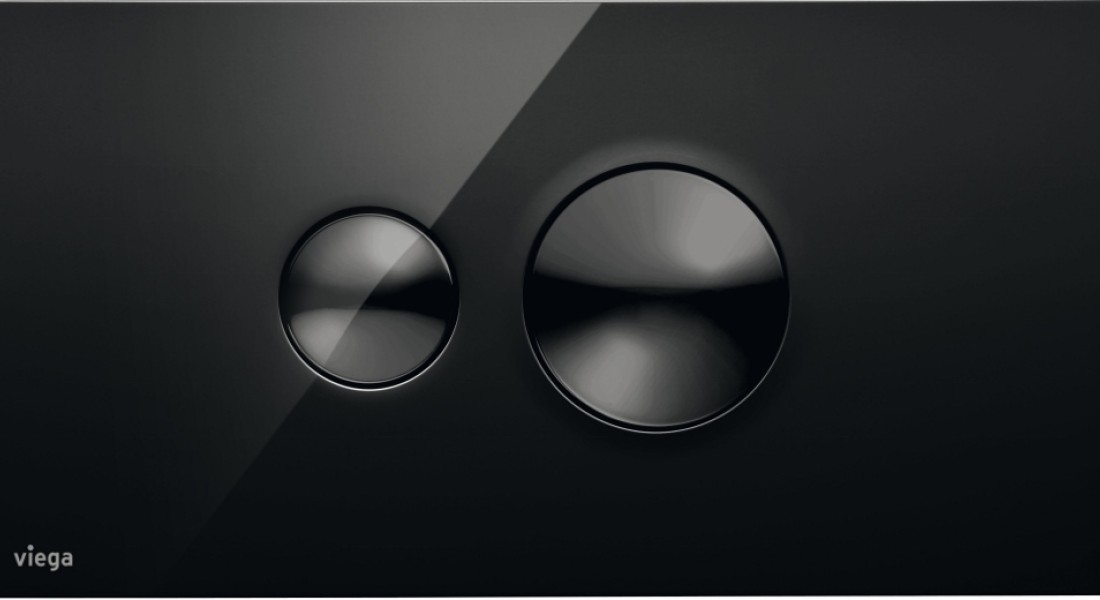 Nieuw! Zwarte design-bedieningsplaten voor de WC