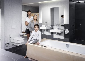 Stijlvolle aangepaste badkamer voor jong & oud - 