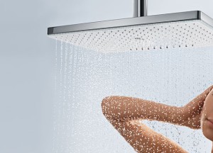 Blikvanger! Douche Rainmaker Select met glasplaat - Cleopatra