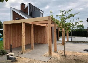 Overkapping met pergola | MG Houtbouw