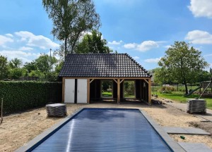 Luxe Poolhouse  | MG Houtbouw - MG Houtbouw