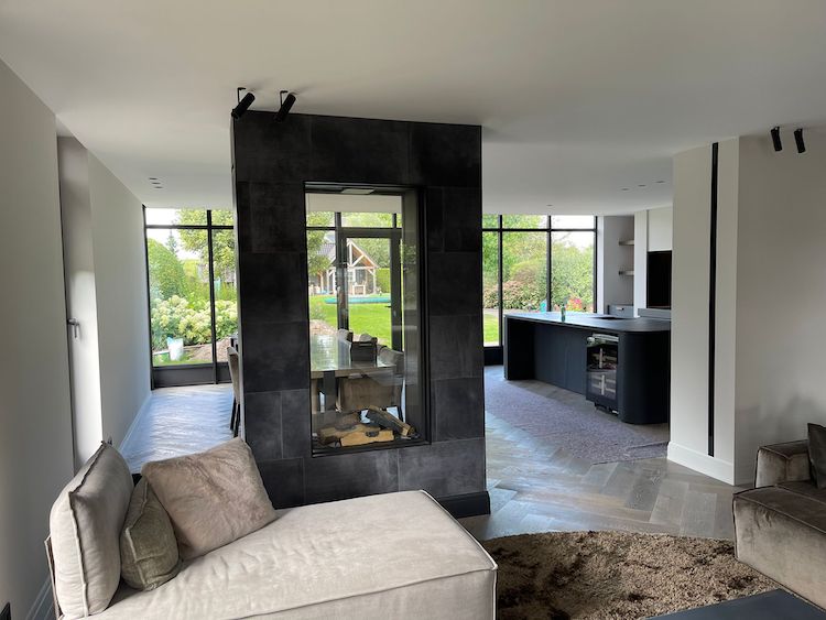 Grote maatwerk tunnelhaard | Art of Fire